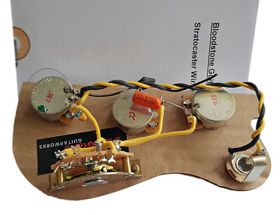 Fertig gebauter Fender USA Strat/Stratocaster Kabel Upgrade/Webstuhl/Kabelbaum/Kit A