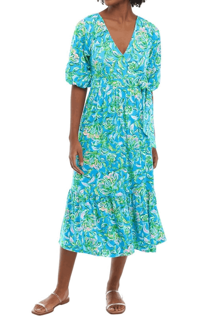 Ebay Wrap Lilly Pulitzer Plus Dresses LILLY PULITZER Brantley V-Neck Midi  Wrap Dress SIZE M NEW WITH TAGS
