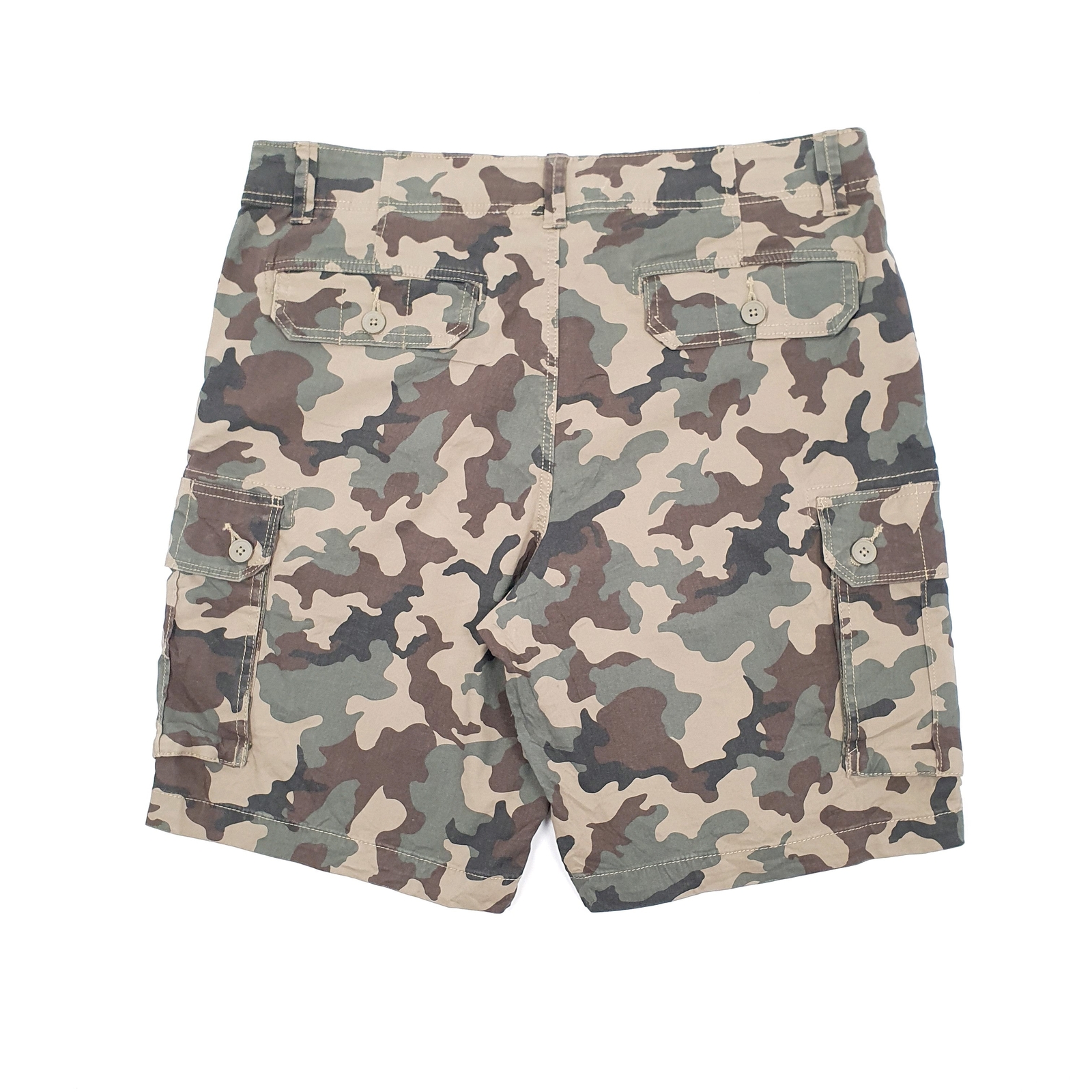 SONOMA Camouflage Camo Brown Cargo Workwear Shorts Mens W36 image 2