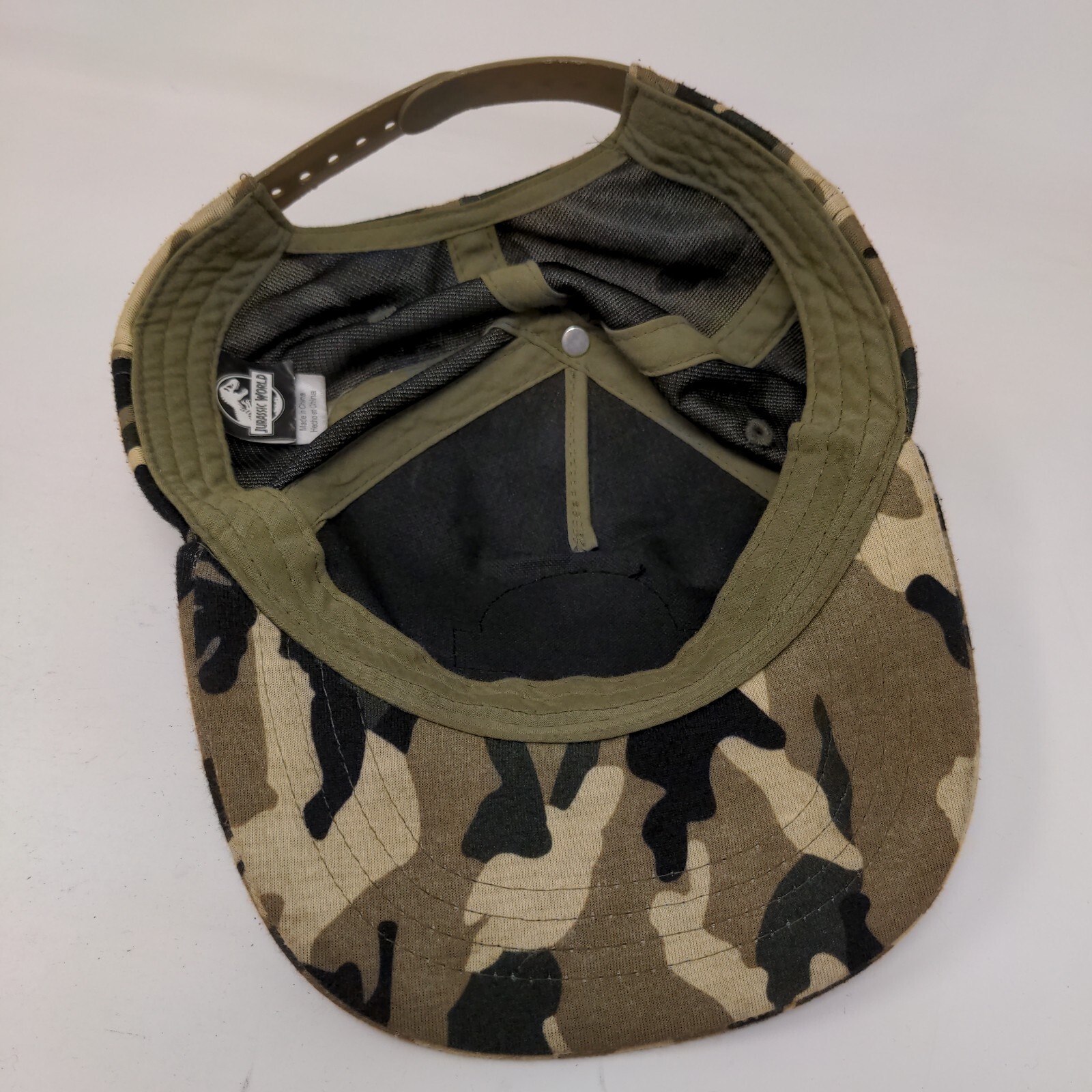 Jurassic World Patch Snapback Hat Camouflage One … - image 7