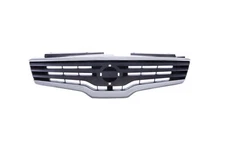 For 2007-2009 Nissan Altima Sedan Front Grille Chromed Shell With Black Insert