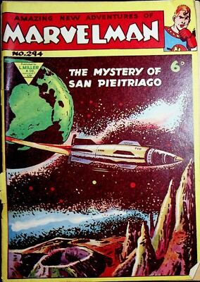 Comic New Adventures of Marvelman 1959 San Pieitriago Miller Ultra Rare superher