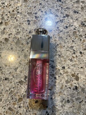 DIOR ADDICT Lip Glow Oil AUTHENTIC Full Size 6mL 0.2oz  007  Raspberry New!