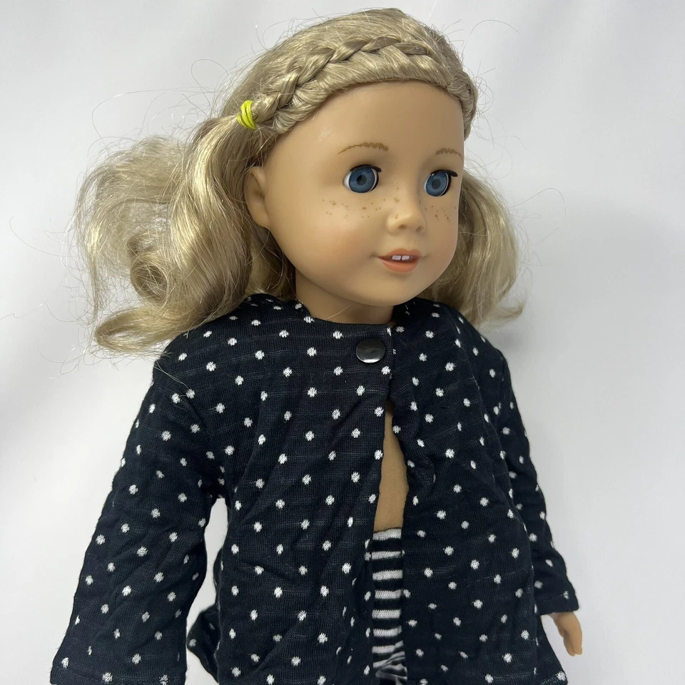 Muñeca American Girl Just Like You Truly Me pelo rubio ojos azules con pecas Foto 4 de 4