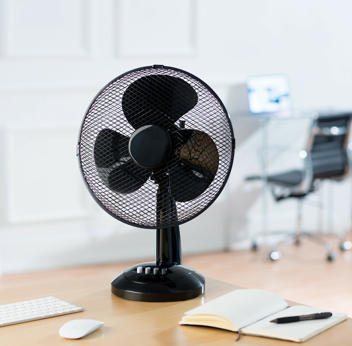 PEDESTAL COOLING STANDING HOME OFFICE SPEED FAN DESK FANS