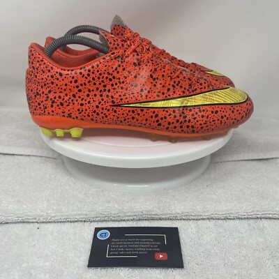 Nike Mercurial Vapor IX CR7 Safari 385425-306 FG Total Crimson Nike Mercurial Vapor IX CR7 Safari 385425-306 FG Total Crimson
