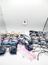 mixed lot of 20 Eyeglasses plastic metal