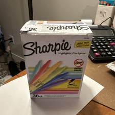 Sharpie 2157485 Pocket Style Chisel Tip Highlighters - Assorted 36/PK New