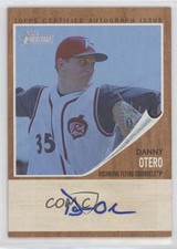 2011 Heritage Minor League Edition Real One Blue Tint 47/99 Dan Otero Auto 0b0