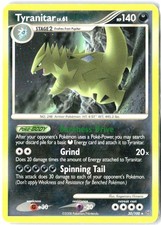 Tyranitar 30/100 Rare Stormfront Pokemon Heavily Played on eBay