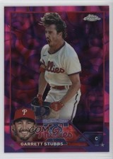 2023 Chrome Update Magenta & Purple Lava Lamp Refractor /299 Garrett Stubbs 13aw