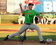 Alec Hansen Great Falls Voyagers Signed 8x10 Photo PSA