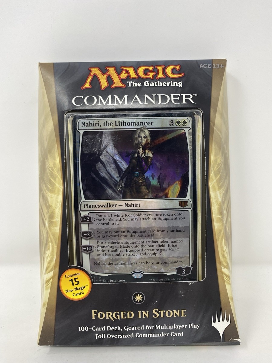 Used MTG Commander Deck Forged in Stone 2014 Magic The Gathering | eBay Used MTG Commander Deck Forged in Stone 2014 Magic The Gathering | eBay