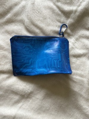 Loot Crate CIRCUIT BOARD Glow In The Dark Pencil Carrying Case w/ Carabiner Clip