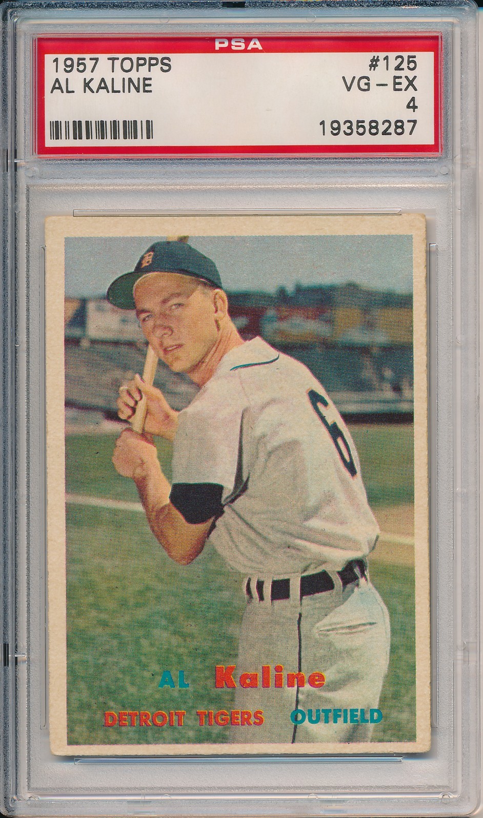 1957 Topps #125 Al Kaline PSA 4