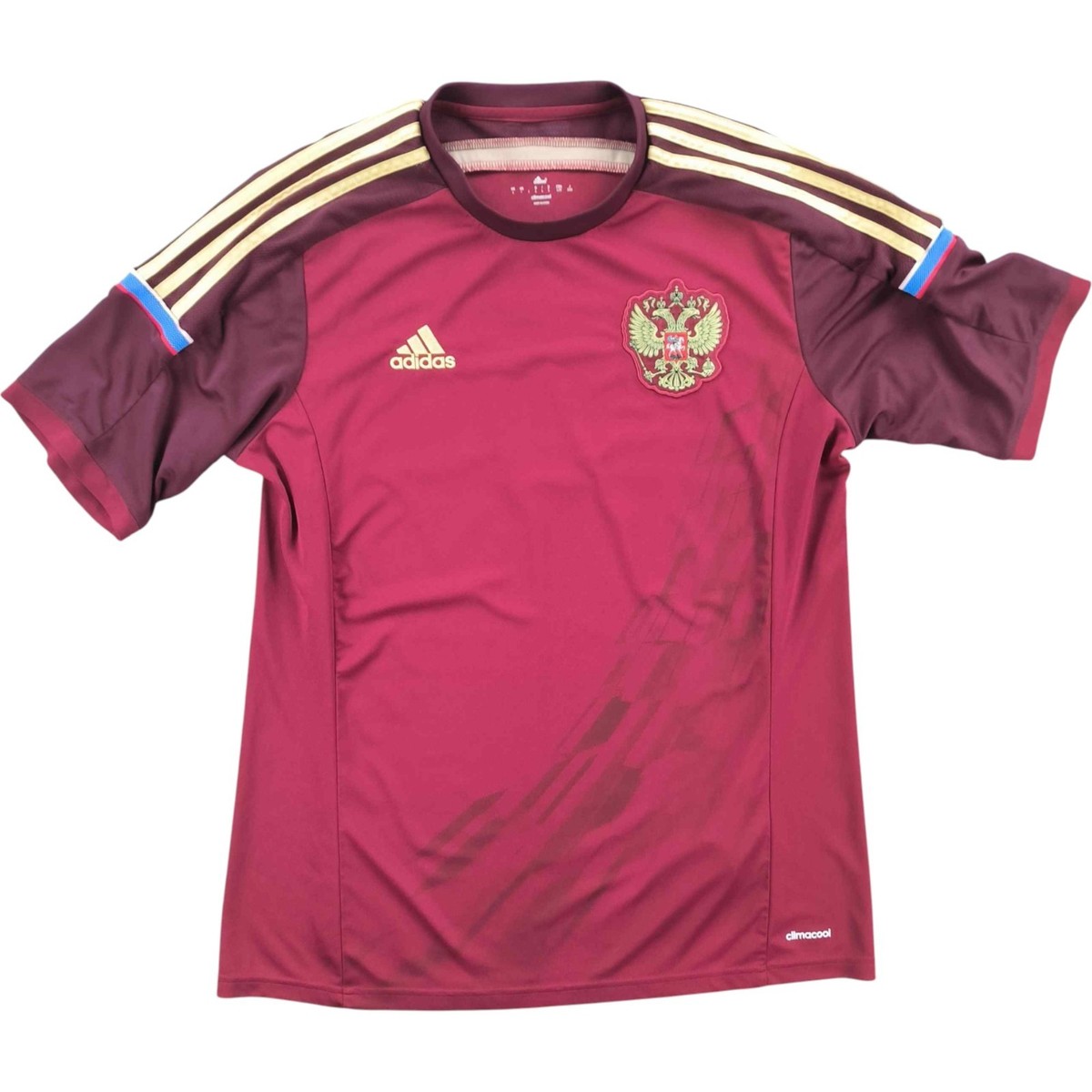 Russia 2014-15 Adidas home football jersey shirt size L | eBay