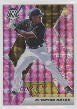 2021 Panini Mosaic Rookie Pink Camo Mosaic Prizm Ke'Bryan Hayes #242 0l4h