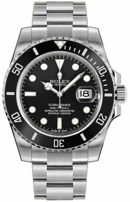 Rolex Submariner Date 41mm Automatic Black Dial Bezel Men's Watch 126610LN-0001