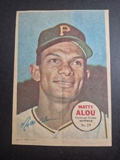 1967 TOPPS BASEBALL 5X7 MINI POSTER # 29 MATTY ALOU EX-EXMT diggydoug86