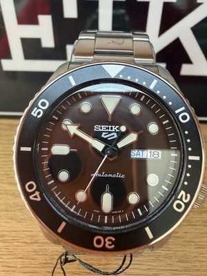 Seiko 5 Sports SRPD55K1 Automatic Black Dial 4R36 Diver Style Watch NEW