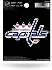 Washington Capitals 3 Inch Decal Sticker, Flat Vinyl, Die Cut, Full Adhesive...