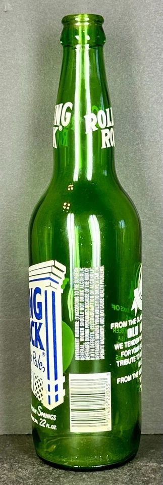 Botella de cerveza Rolling Rock vintage de 22 oz GRANDE vidrio verde original Latrobe Brewing Foto 4 de 4