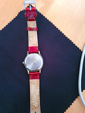 Meister Anker Damen Quarz Armbanduhr analog Datum weißes Zifferblatt rot …