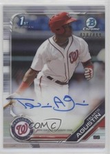 2019 Bowman Chrome Prospects Refractor 428/499 Telmito Agustin #CPA-TA Auto 1s6