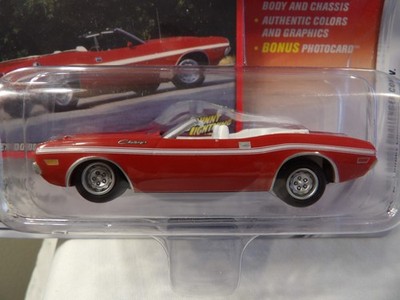 1971 DODGE CHALLENGER CONVERTIBLE   2004 JOHNNY LIGHTNING MOPAR OR NO CAR   1:64