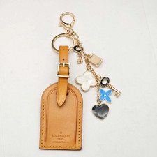 Authentic Louis Vuitton Luggage Tag with Unbranded Keycharm, Keychain