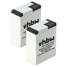 Image of 2x Battery for GoPro Hero 3 III 3 III CHDHX-301 3 III Black Edition 1180mAh