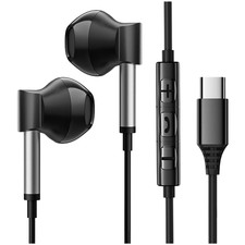 In Ear Typ C Kabelgebundene Kopfhörer mit Mikrofon für Handys HiFi 14,2 mm Tre – Bild 11