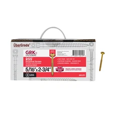 GRK Fasteners RSS™ 5/16 x 2-3/4 Inch, Rugged Structural Screws, 500 PCS, Rust