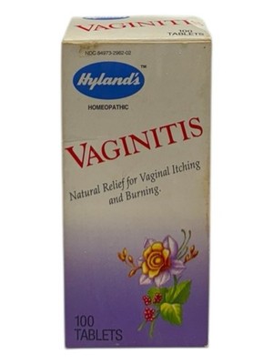 Hylands Vaginitis Relief For Itching Burning Homeopathic Natural 100 Tablets