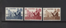 S54968 COLOMBIA 1959 MNH Carrasquilla 3V