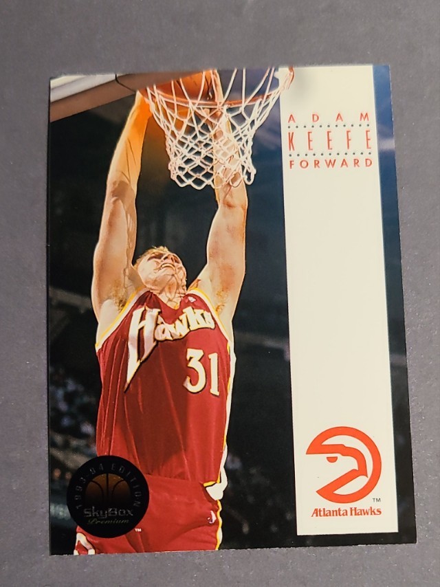 1993 94 SkyBox Premium Adam Keefe Atlanta Hawks #27