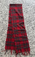 James Pringle Weavers Wool Scarf Plaid
