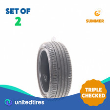 Set Of 2 Used 20545r17 Pirelli Cinturato P7 P7c2 88w - 732 Set Of 2 Used 20545r17 Pirelli Cinturato P7 P7c2 88w - 732