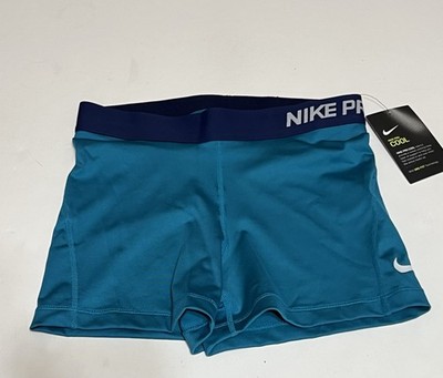 NIKE PRO COOL Compression Shorts Womens Medium Green Dri Fit NWT