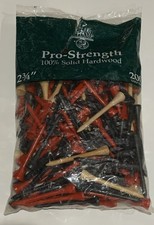 155 Club Champ PRO-STRENGTH Solid HARDWOOD Golf TEES NEW 2 3/4" Golfing GOLFER