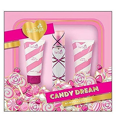 Pink Sugar / Aquolina ''Candy Dream'' Sweet Addiction 3pcs EDT Gift Set (W)