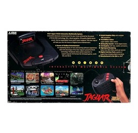Rare Vintage 1993 Atari Jaguar 64 Bit System 110% Complete + Cybermorph Game CIB