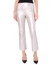 $69 Vince Camuto Women's Metallic Pull-on Flared-Leg Pants - Silver 12