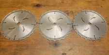 New Hitachi Saw Blade Framing Ripping Construction 7-1/4 in x 24 Teeth Set of 3 