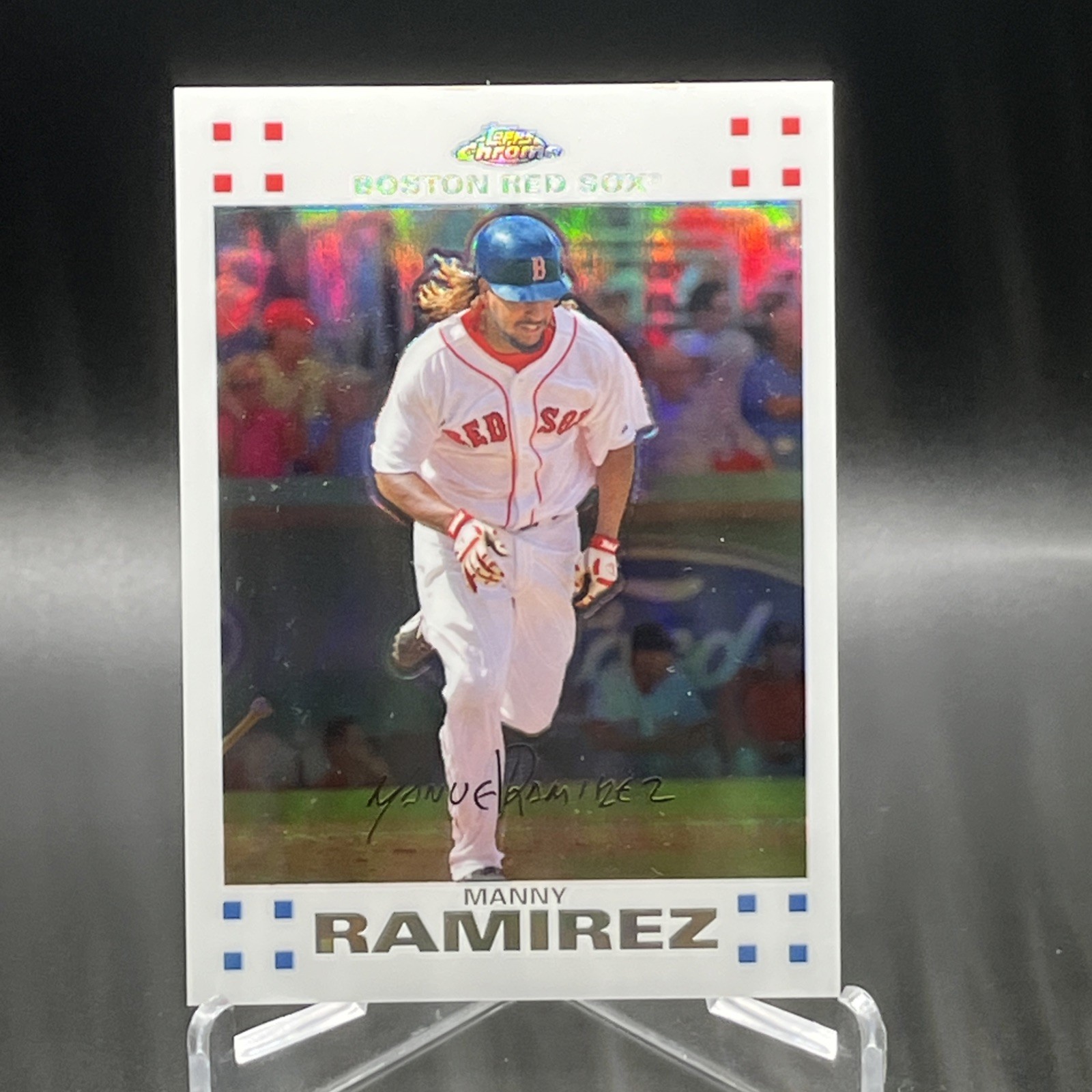 2007 Topps Chrome - Manny Ramirez #118 White Refractor /660