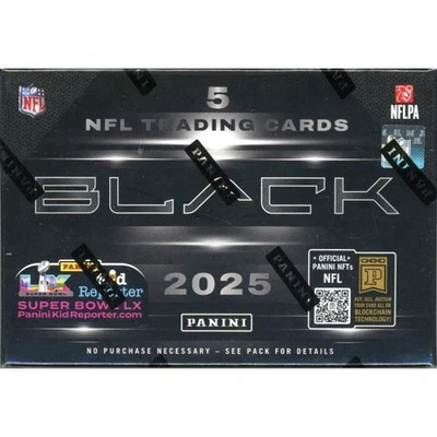 2025 PANINI BLACK NFL FOOTBALL HOBBY BOX FACTORY SEALED