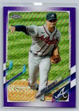 2021 Topps Chrome Update Purple Refractor Charlie Morton