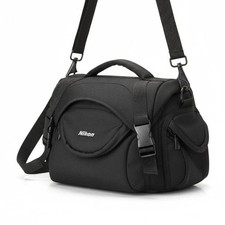 Genuine Nikon Camera Bag CasePadded Shoulder Double StrapBlack