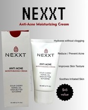 NEXXT Anti Acne Face Moisturizer 1.7oz Cherry Oil Shea Hydrating BNIB Prevent