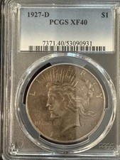 1923-S $1 VAM 1C, Pitted Reverse TOP 50 (Regular Strike) Peace